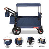 RADIO FLYER ATLAS STROLL 'N WAGON, 3976B NAVY BLUE/RED, 1+, 3-IN-1 WAGON