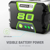 GREENWORKS 80V 2.5AH LITHIUM-ION BATTERY GBA80250 - BLACK