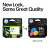 HP 64XL TRI-COLOR HIGH-YIELD INK CARTRIDGE PRINTERS - MULTICOLOR New