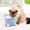 Catit PIXI Drinking Fountain Cat Water Fountain Triple Filter Ergonomic - BLUE
