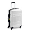 DELSEY PARIS UNITED COLORS OF BENETTON RIBBED HARDSIDE LUGGAGE SPINNER - WHITE New