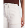 TIME AND TRU WOMEN'S WIDE LEG UTILITY TROUSERS, 31" INSEAM SIZE 12 -IVORY New