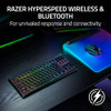 RAZER BLACKWIDOW V4 LOW PROFILE TKL HYPER-GREEN MECHANICAL SWITCHES - BLACK New