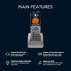 MOTOROLA VOICE DECT 6.0 4-LINE CORDLESS EXPANSION HANDSET FOR ML1000 DESKTOP