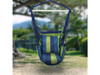 SORBUS NIB SORBUS BLUE HANGING ROPE HAMMOCK CHAIR SWING SEAT - Blue, Green