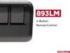 LiftMaster 893LM 3-Button Garage Door Opener Remote Control - Dark Gray