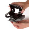 SWINGLINE SMARTTOUCH 2-HOLE PUNCH LOW FORCE 20 SHEETS 74135 - BLACK/GRAY New