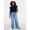 TIME AND TRU WOMEN'S WIDE LEG JEANS, 31" INSEAM - SIZE: WOMEN 4 - MEDIUM WASH New