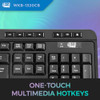ADESSO WIRELESS DESKTOP KEYBOARD AND MOUSE KEYBOARD AND MOUSE COMBO - BLACK