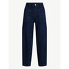 FREE ASSEMBLY CROPPED CARPENTER BARREL JEANS 27" INSEAM - SIZE: 10 - RINSE WASH New