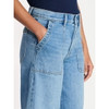 TIME AND TRU WIDE LEG UTILITY TROUSERS, 31" SIZE: WOMEN 8 - MEDIUM WASH New