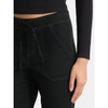 NO BOUNDARIES WOMEN'S RIBBED WAIST BOOTCUT PANTS 31.5'' - SIZE:  XS - BLACK SOOT New