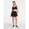 AVIA WOMEN'S ACTIVE SKORT WITH CURVED HEM - SIZE: WOMEN L - BLACK SOOT New