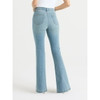 SOFIA BY SOFIA VERGARA WOMEN'S MELISA HIGH RISE FLARE JEANS SIZE: 4 - LIGHT WASH New