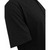 JAMES TAILOR GALAXY JAMES TAILOR MEN'S SHORT SLEEVE KNIT DOWN SHIRT - M - BLACK New
