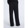 SCOOP PLUS NEW SCUBAKNIT SEAMED SWEATPANTS - SIZE: WOMEN XS - BLACK SOOT New