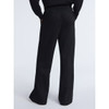SCOOP PLUS NEW SCUBAKNIT SEAMED SWEATPANTS - SIZE: WOMEN XS - BLACK SOOT New