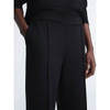 SCOOP PLUS NEW SCUBAKNIT SEAMED SWEATPANTS - SIZE: WOMEN XS - BLACK SOOT New