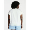 TERRA & SKY WOMEN'S PLUS RUFFLE SHORT SLEEVE TEE - SIZE: WOMEN 3X - WINTER WHITE New