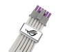 ASUS ROG Equalizer White Edition 12V-2x6 PCIe Cable (ATX 3.1 & PCIe 5.1, Load