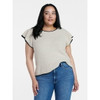 TIME AND TRU FLUTTER SLEEVE SWEATER, LIGHTWEIGHT - SIZE: WOMEN M - PAPYRUS BEIGE New
