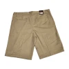 GALAXY BY HARVIC CLASSIC FIT FLAT FRONT SHORTS - SIZE: MEN 36 - KHAKI New