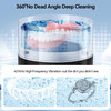 BEOSNC ULTRASONIC RETAINER CLEANER 42KHZ PORTABLE ULTRASONIC UV CLEANER - BLACK