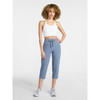 ATHLETIC WORKS PLUS KNIT CAPRI PANTS, 22" INSEAM - SIZE: WOMEN 3X - MOONSTONE