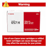 Canon Genuine 057 Black Toner Cartridge High Capacity Compatible 057-H - BLACK New