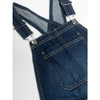 WONDER NATION GIRLS DENIM SHORTALL - SIZE: YOUTH XL (14-16) - DARK ENZYME New