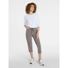 ATHLETIC WORKS PLUS KNIT CAPRI PANTS 22" INSEAM - SIZE: WOMEN 2X - MANATEE TAUPE New