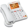 AT&T Corded Phone Digital Answering Caller ID Large Tilt Display CL4940 - WHITE