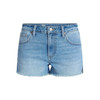 NO BOUNDARIES MID-RISE DENIM SHORTS, 3" INSEAM - SIZE: WOMEN 10 - MEDIUM WASH New