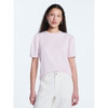 FREE ASSEMBLY PLUS CREWNECK TEE PUFF SLEEVES SIZE M - ELOUISE STRIPE ROSE BLUSH New