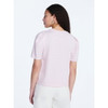 FREE ASSEMBLY PLUS CREWNECK TEE PUFF SLEEVES SIZE M - ELOUISE STRIPE ROSE BLUSH New