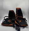 GENERIC AIR COMPRESSION LEG MASSAGER - BLACK/ORANGE