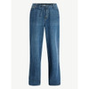 NO BOUNDARIES MINI WAISTBAND WIDE LEG PANTS - SIZE: WOMEN M - DARK WASH New