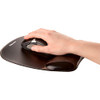 FELLOWES 9112101 CRYSTALS GEL MOUSE PAD AND WRIST SUPPORT CRC91121 - BLACK