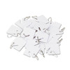 SecurIT 04983 Replacement Slotted Key Cabinet Tags (20 Pack) - White New