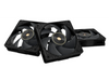 ASUS ProArt PF120 3-Pack 120mm PWM Fans, 3000RPM, High Airflow/Static Pressure,