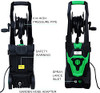 ELEVON ELECTRIC HIGH PRESSURE WASHER PACK 2030 PSI, 1.8 GPM, 1800-WATT - GREEN