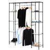 AMAZON BASICS EXPANDABLE METAL HANGING CLOSET ORGANIZER SYSTEM - BLACK