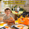 JOYSTONE 42PCS TOOL SET TODDLER BEGINNER TOOL BOX & TOY CHAINSAW DRILL - YELLOW New
