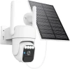 WY-LINK SOLAR CAMERA OUTDOOR WIRELESS, 360 CAMERAS FOR HOME SECURITY - WHITE
