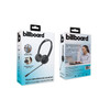 BILLBOARD TELECOM HEADSET BINAURAL OVER THE HEAD HEADSET BB2948 - BLACK New