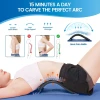 GENERIC BACK STRETCHER FOR LOWER BACK PAIN RELIEF - BLACK/BLUE
