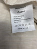 SIMPLE LOVE ADULT'S EUROPEAN FLAX LINEN 2 PIECE SHEET SET QUEEN - BEIGE