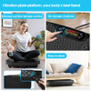 SoftGym Waver Vibration Plate Exercise Machine - Midnight/Black