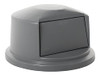 RUBBERMAID BRUTE TRASH CAN DOME LID - 32 GALLON, GRAY - H-1473GR