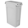 RUBBERMAID SLIM JIM TRASH CAN - 23 GALLON, GRAY 1 PACK - GRAY
